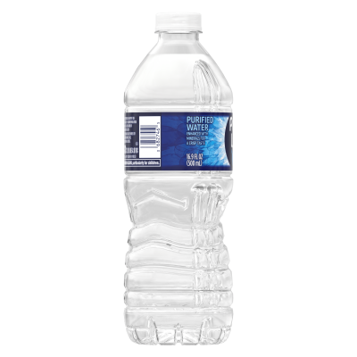 Purelife Purified Water 500ml Single bottle right view