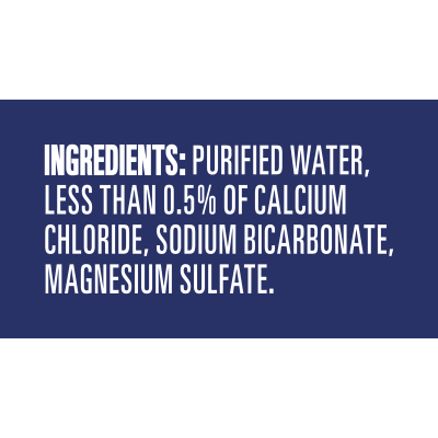 Purelife Purified Water 500ml Single bottle Ingredients