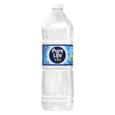 Pure Life brand Purified Water 1 L bottle