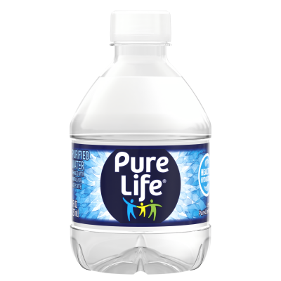 Pure Life brand Purified Water 8 oz bottle