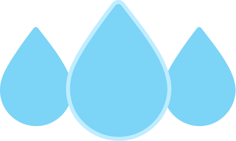 Pure Life water droplets - big