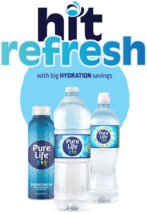 Pure Life Hit Refresh bottle