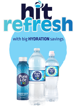 Pure Life Hit Refresh bottle